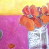 Pink< hello, nasturtiums